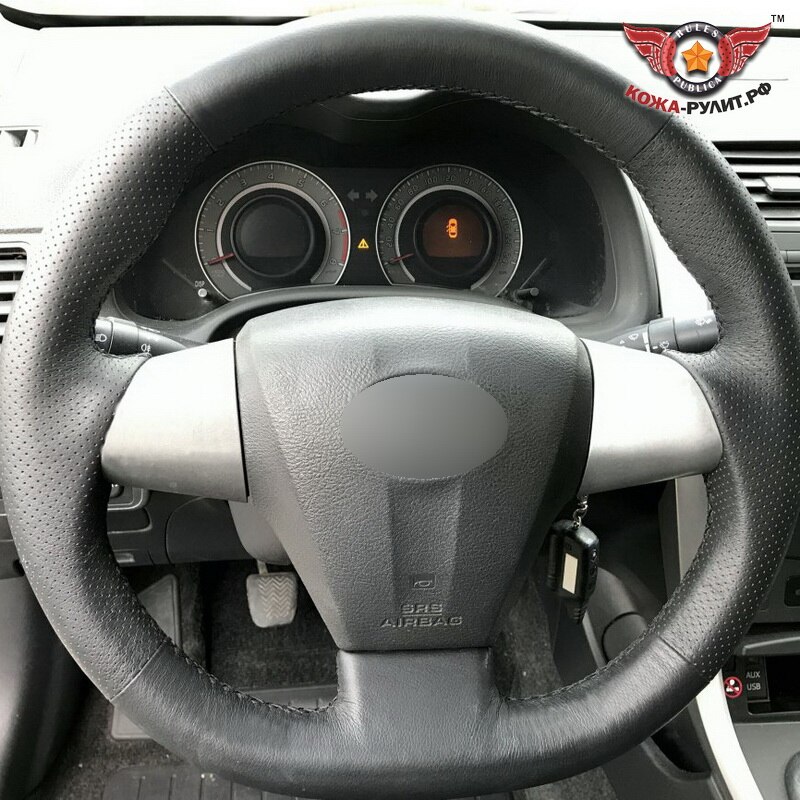 

Оплетка из натуральной кожи на руль Toyota Corolla X (E140, E150) Рестайлинг (2010-2013)
