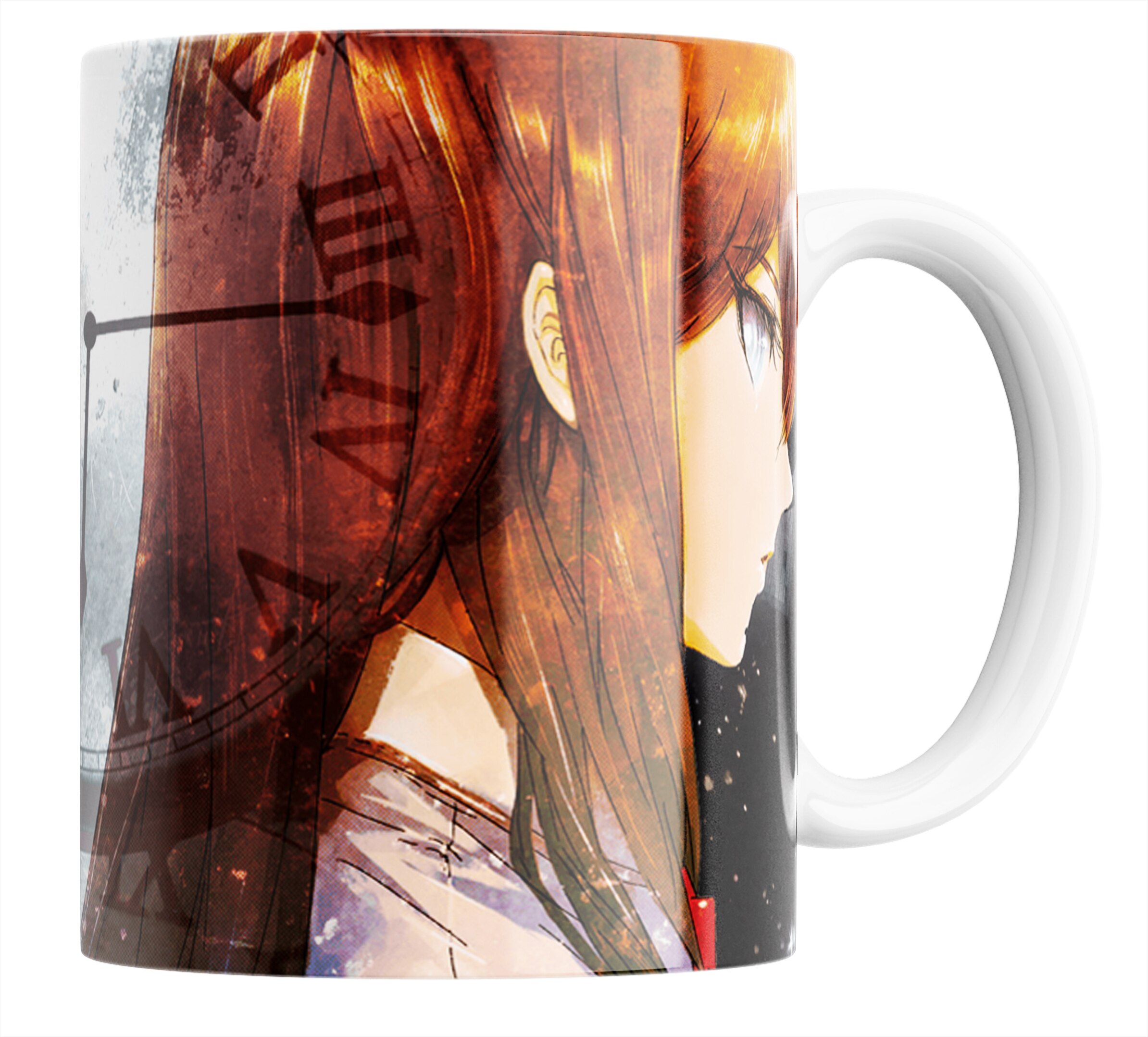 

Кружка/Врата Штейна Ринтаро Окабэ/Курису Макисэ/Steins Gate Rintarou Okabe/Kurisu Makise/Аниме/Anime/КР159909/330 мл