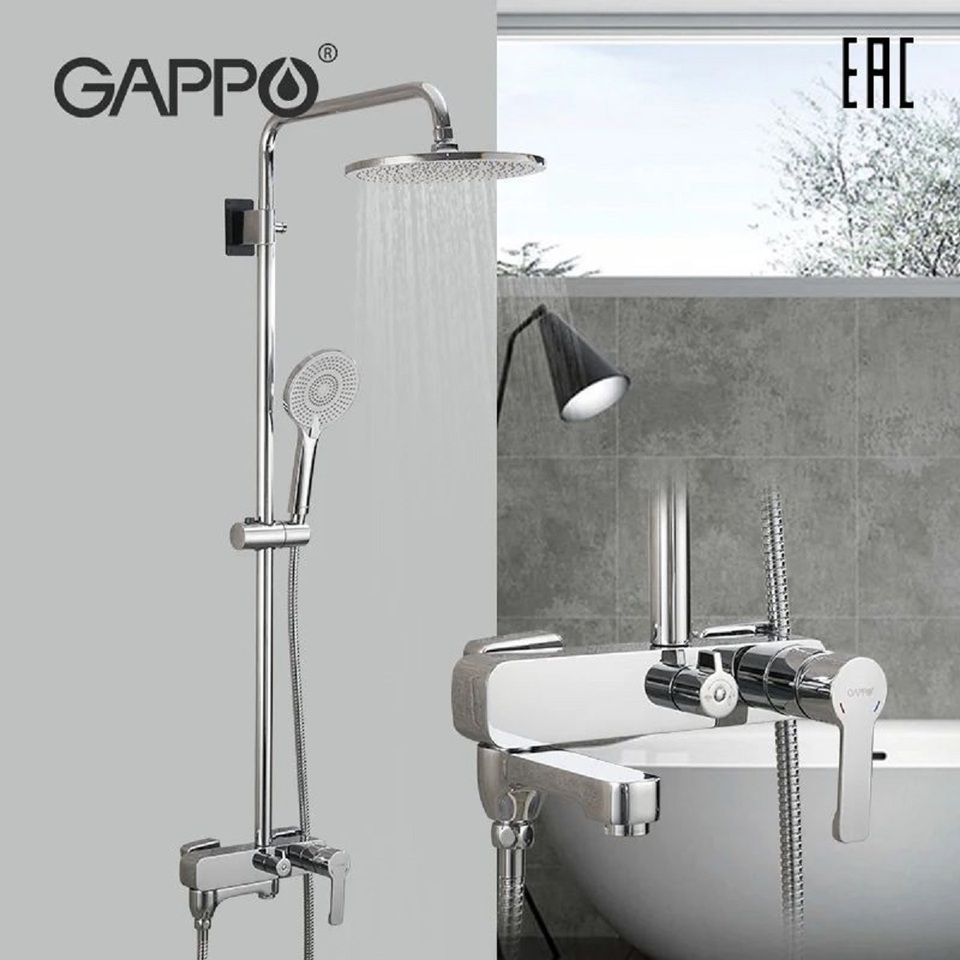 

Душевая система Gappo G2402 хромированная