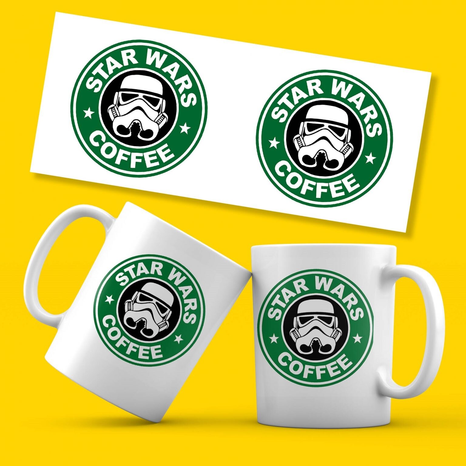 

Керамическая кружка. "Звёздные Кофе. Star WARS COFFEE." MyProducts, 330 мл, 1 шт