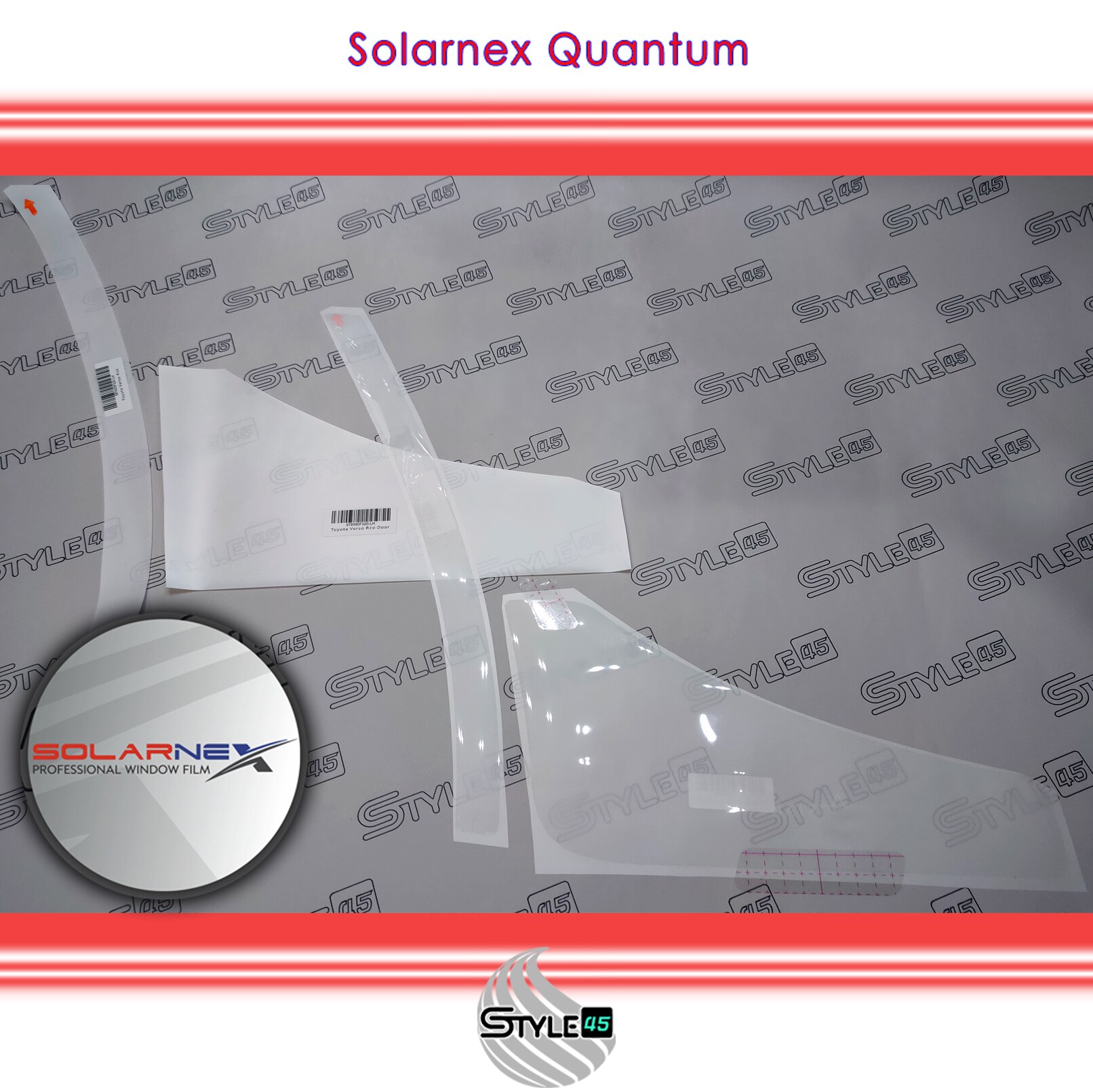 

Наклейки антигравийные Тойота Версо Toyota Verso 587410F020, 678580F020, 587420F020, 678570F020 на заднюю дверь и арку