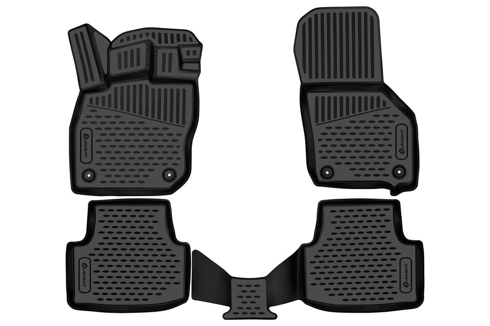 

Коврики 3D в салон для SKODA Octavia (A8) 2019- Гибрид, Европа, 4шт. (полиуретан)