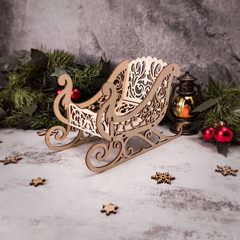

Сани резные, новогодний декор, новый год 2022, новогодние украшения 2022, christmas decoration, christmas decorations for home