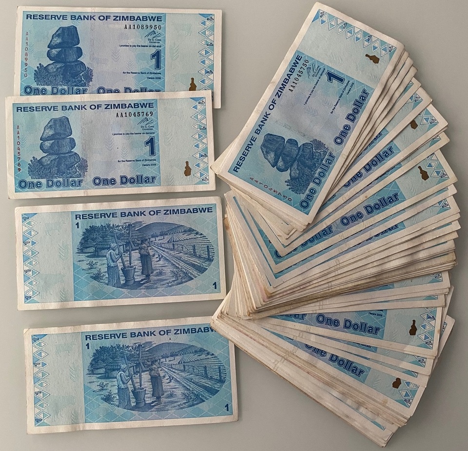 

Зимбабве 1 доллар 2009 года