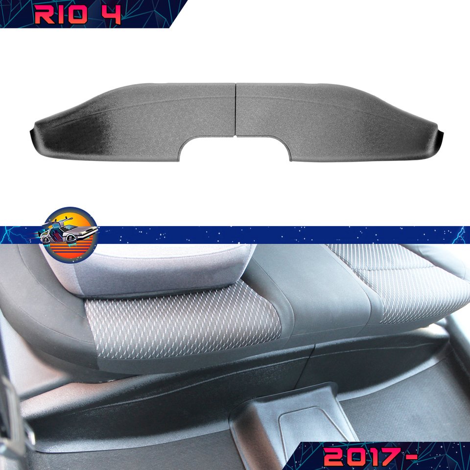 

Накладки на ковролин сиденья для Kia Rio 4 / Киа Рио 4 2017- чехлы из АБС пластика с текстильной застежкой