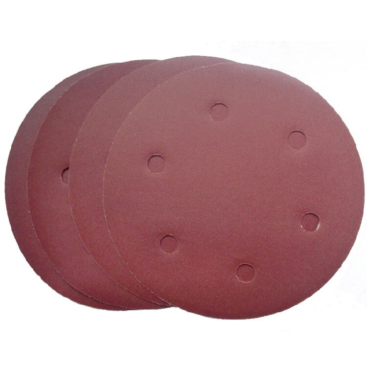 

Шлифовальный круг 225 мм на липучке , 6 отверстий, 10 шт Доставка из РФ