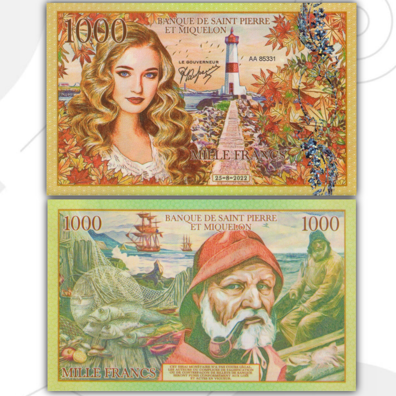 

Сен-Пьер и Микелон 1000 франков