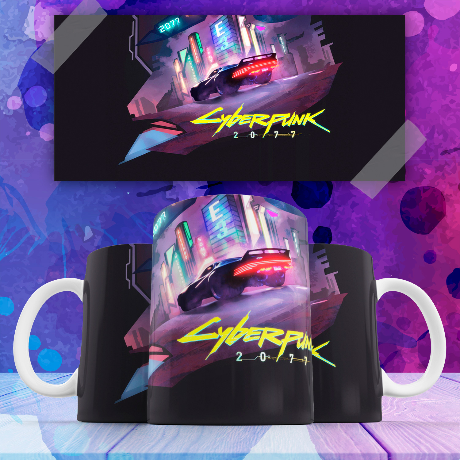 

Кружка Cyberpunk 2077 Phantom Liberty керамическая