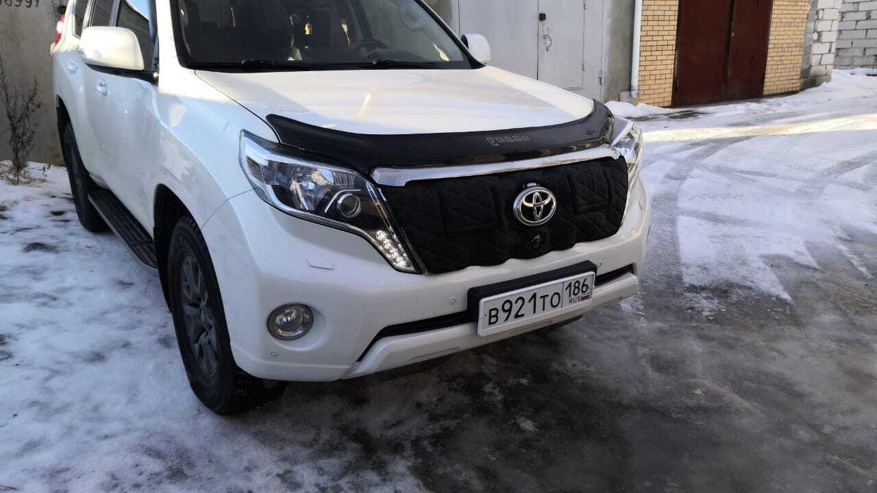 

Утеплитель радиатора для Toyota Land Cruiser Prado 150 2013 1 рестайлинг С КАМЕРОЙ И КАРМАШКАМИ