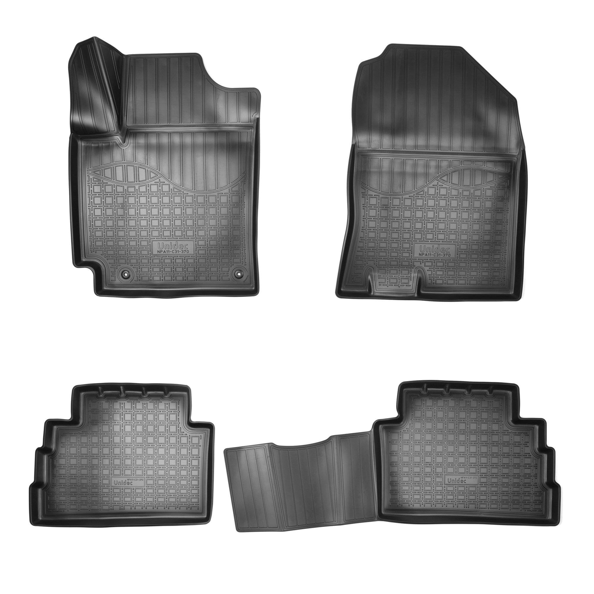 

Для Hyundai Kona 3D c 2017- гв. (Хюндай Кона) полиуретановые коврики в салон Norplast