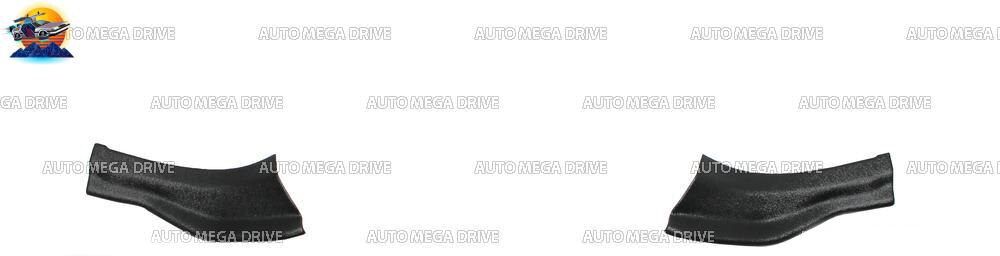 

Накладка на задний бампер для Renault Duster 2021- из abs пластика от царапин тюнинг стайлинг, широкая с боковинками, защита ЛКП