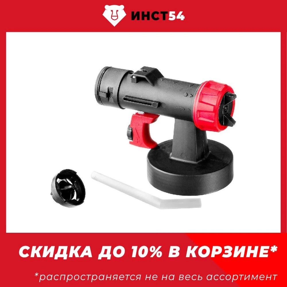 

Распылитель воздушных краскопультов серия МАСТЕР тип Р1, в комплекте сопла 1.8 и 2.6мм, ЗУБР КПЭ-Р1