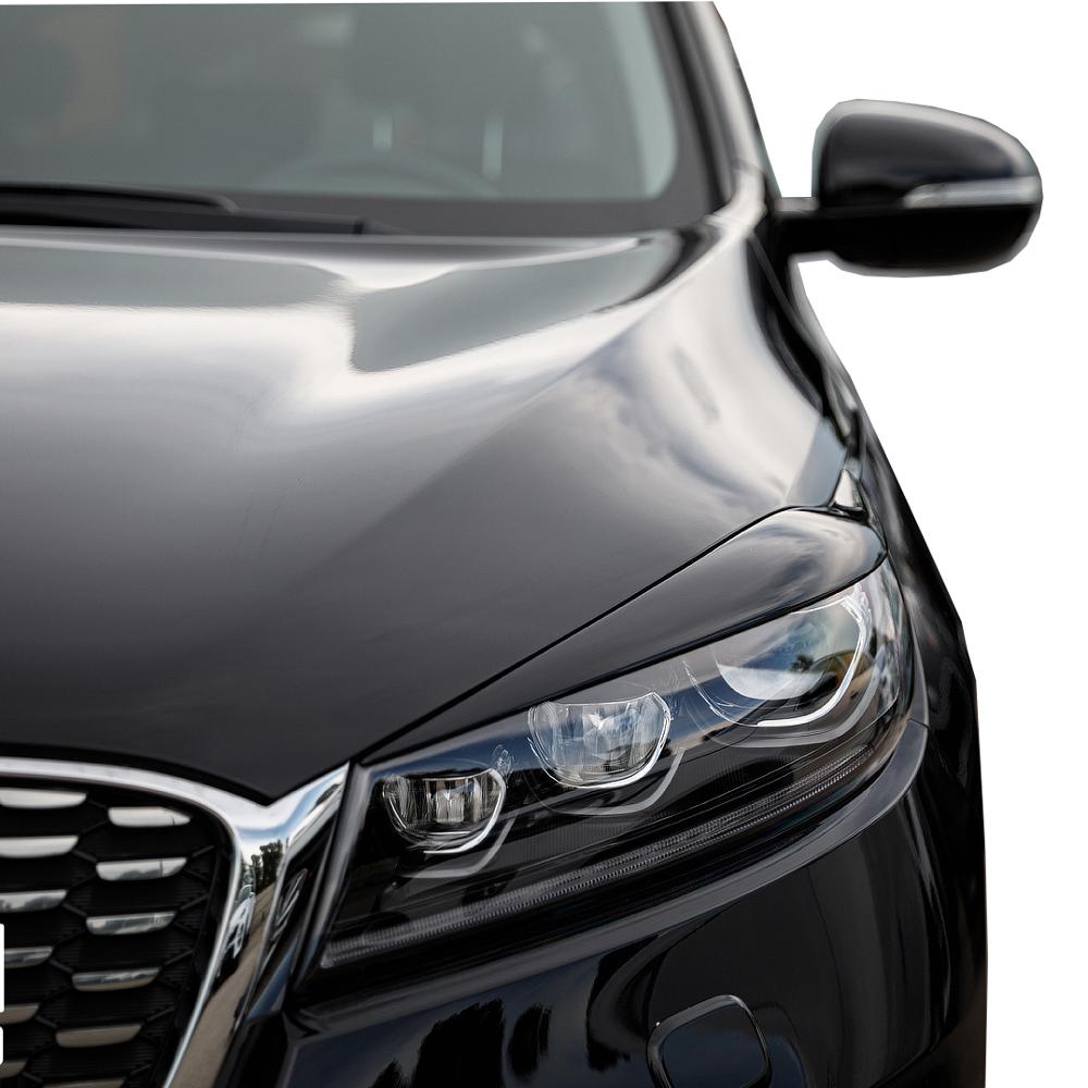 

Реснички Накладки На Передние Фары Для Kia Sorento 3 Prime 2014-2020 ABS пластик