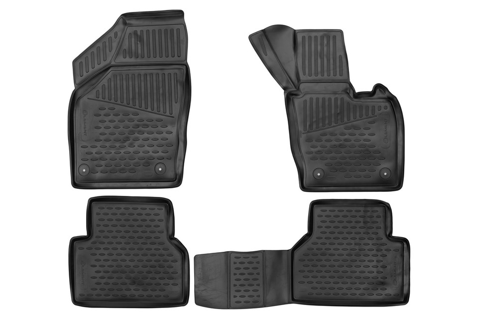 

Коврики 3D в салон для AUDI Q3 Mk.1 2011 - 2018, (правый руль), Австралия, 4шт. (полиуретан)