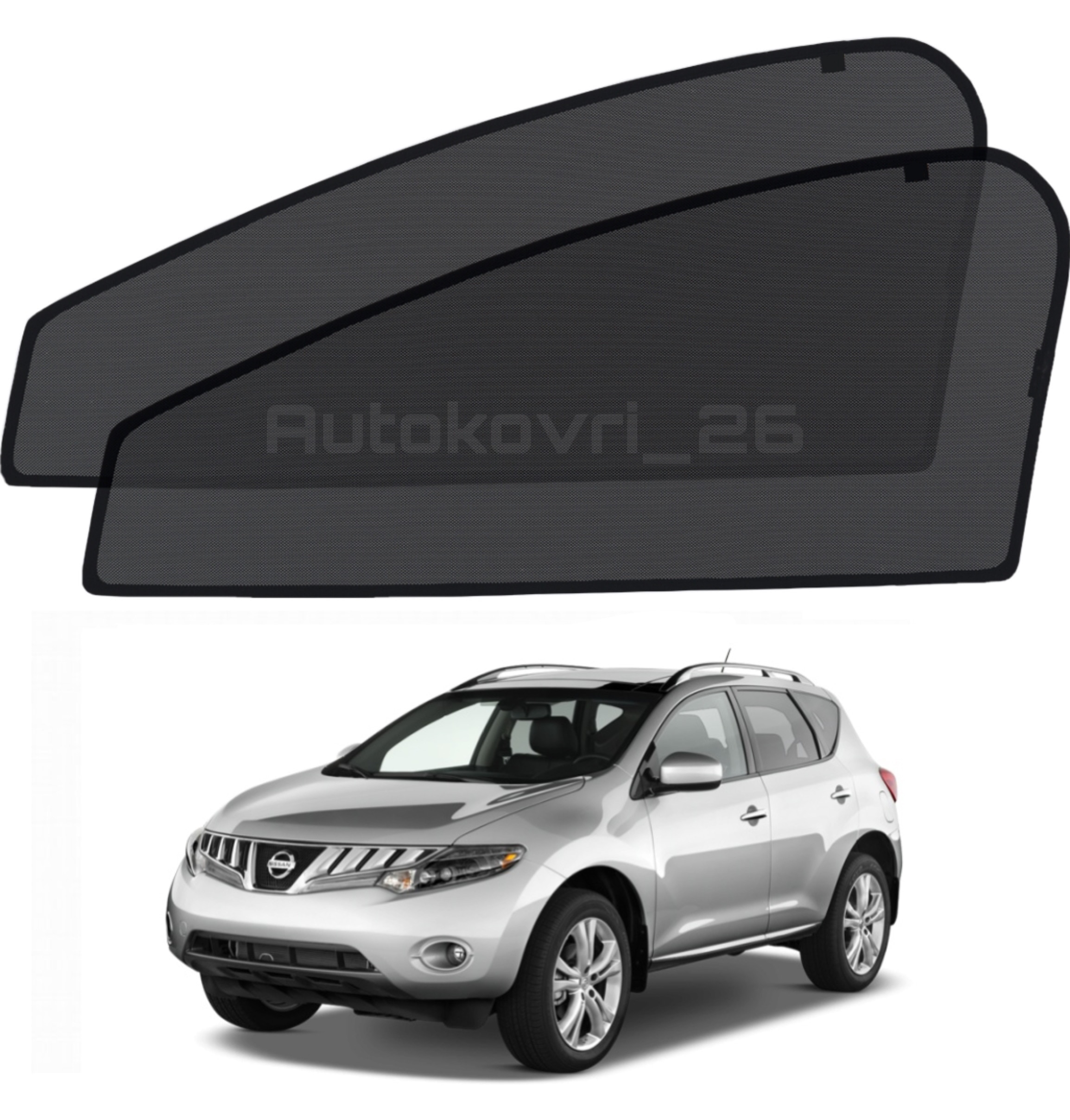 

АВТО ШТОРКИ СЕТКИ КАРКАСНЫЕ НА НИССАН МУРАНО Z51 NISSAN MURANO Z51 (07-16)