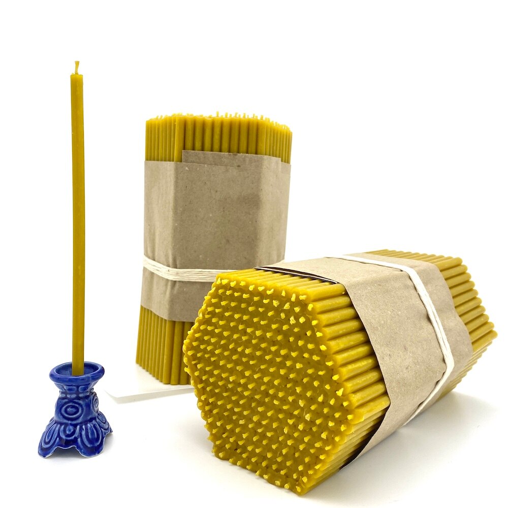 

350 шт. Свечи церковные 100% натуральный пчелиный воск 1 кг свечи восковые православные orthodox candle wax candles decoration