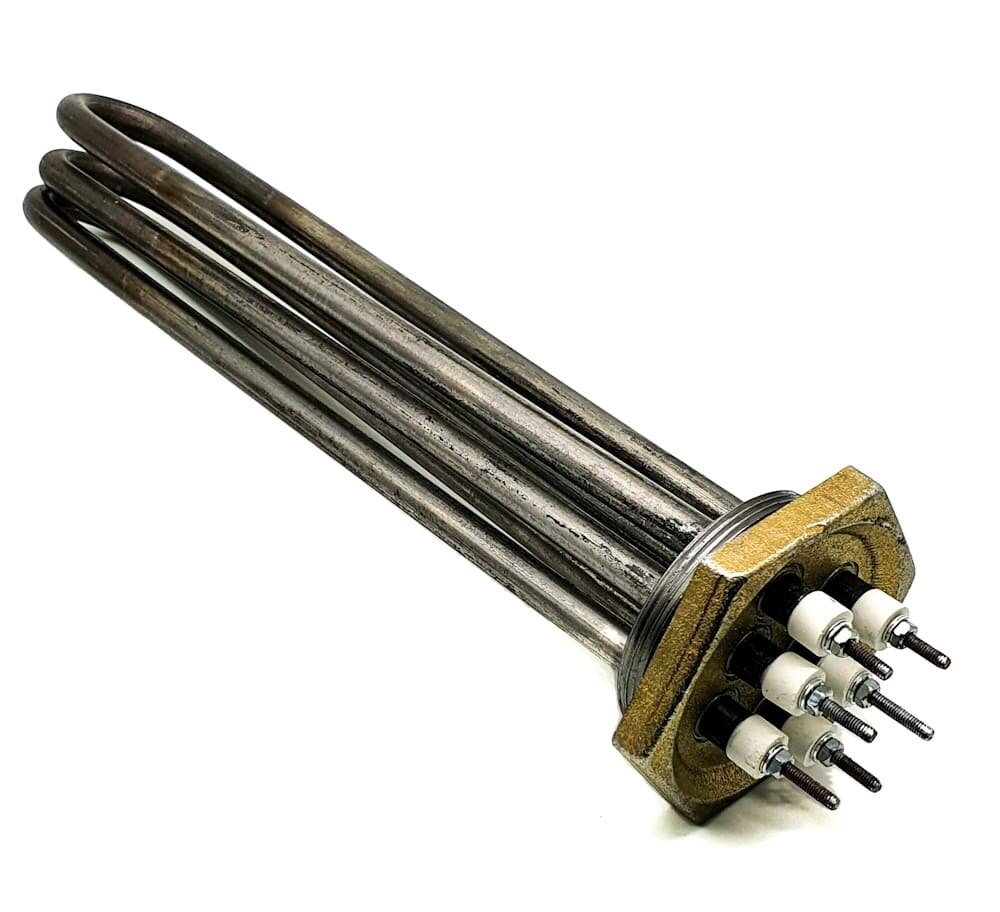 

Блок ТЭН G2,5" 6,0 кВт.3хТЭН71В12/2,0J 220, L=35см нерж сталь
