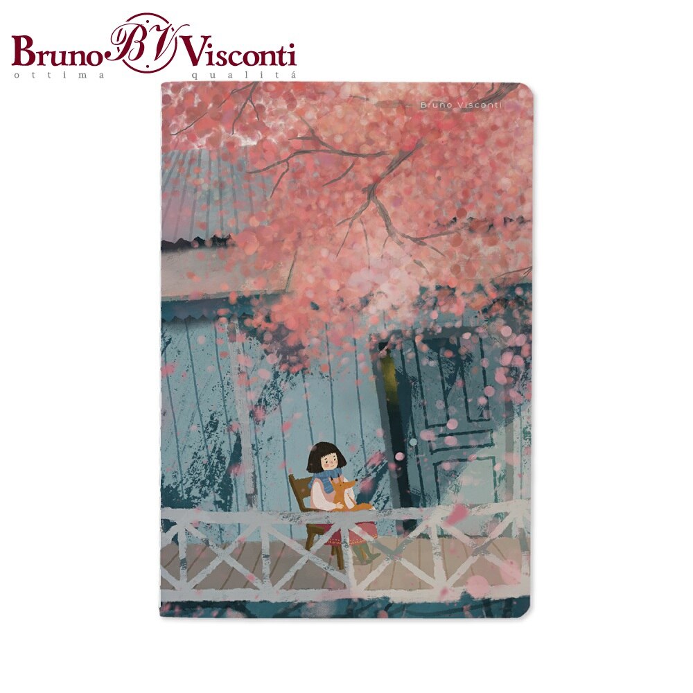 

ТЕТРАДЬ А5, "SAKURA DREAMING", 40л. клетка 7-40-237 BRUNO VISCONTI