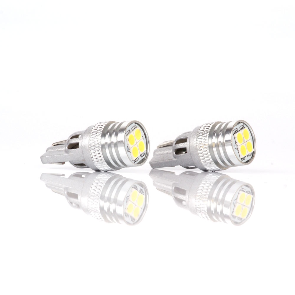 

Светодиодная лампа с обманкой (2 шт.) Vizant T10/5w5 300lm цвет белый (b381), габариты, салон,подсветка дверей , номера.