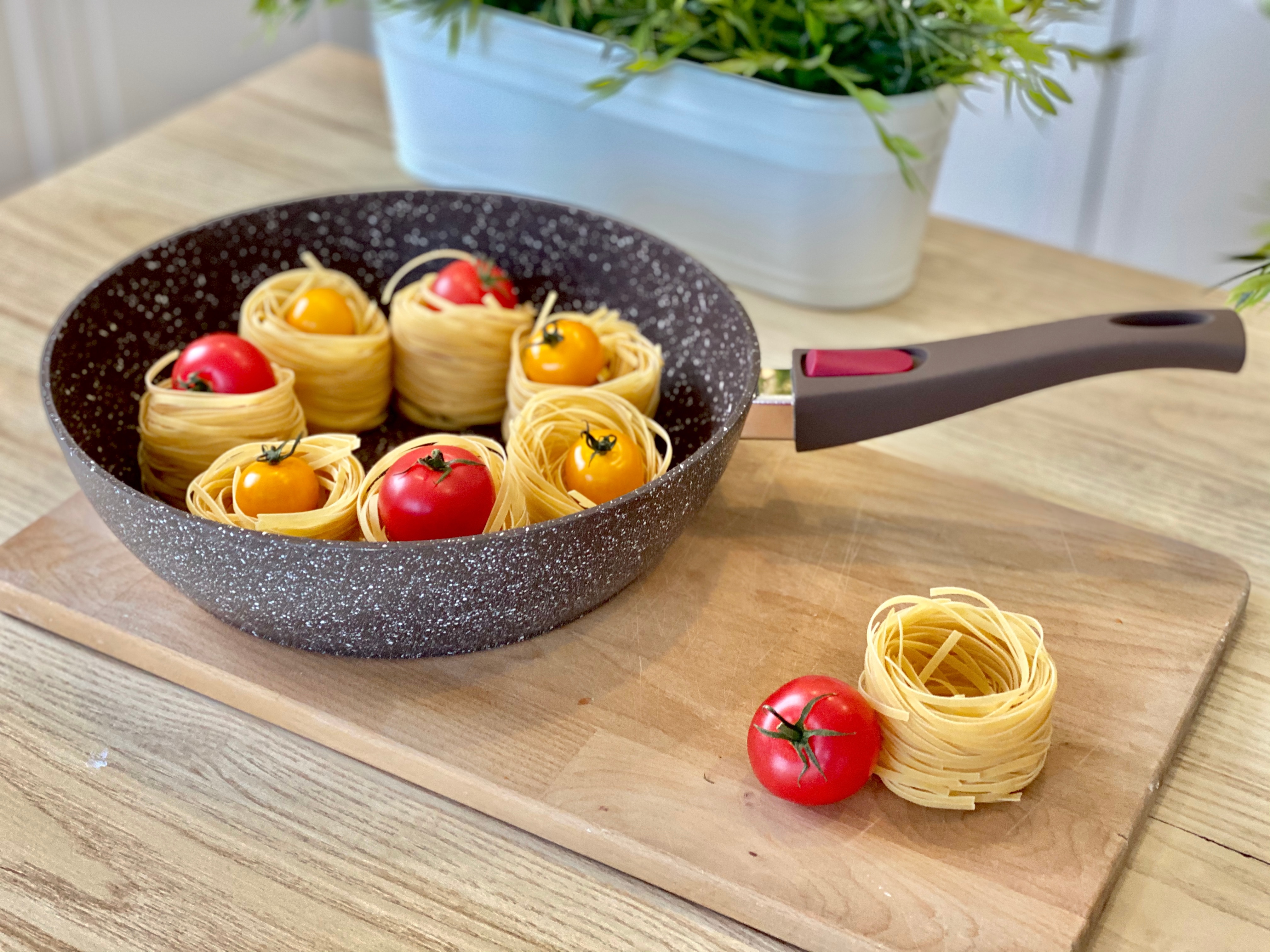 

Сковорода глубокая со съёмной ручкой Terra Calda Ø28 см Cr2359 сковородка