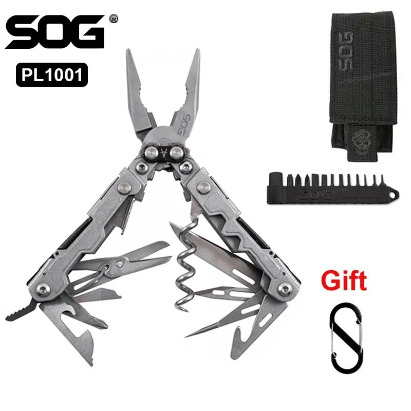 SOG PP1001 PP1002 PL1001 PL1002 Мультитул Powerpint Powerlitre - многофункциональные комбинированные плоскогубцы для наружного оборудования EDC