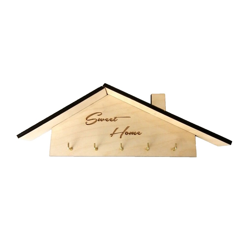 

Настенная ключница, крючки для ключей, креативное украшение, дерево