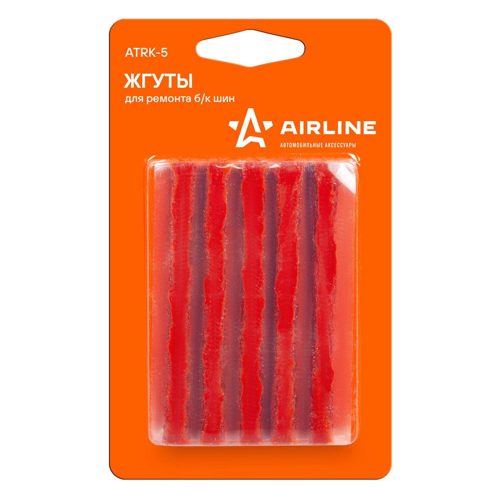 

Жгуты для ремонта б/к шин 10 шт. армированные в блистере (D6 мм) AIRLINE ATRK-5 ATRK5