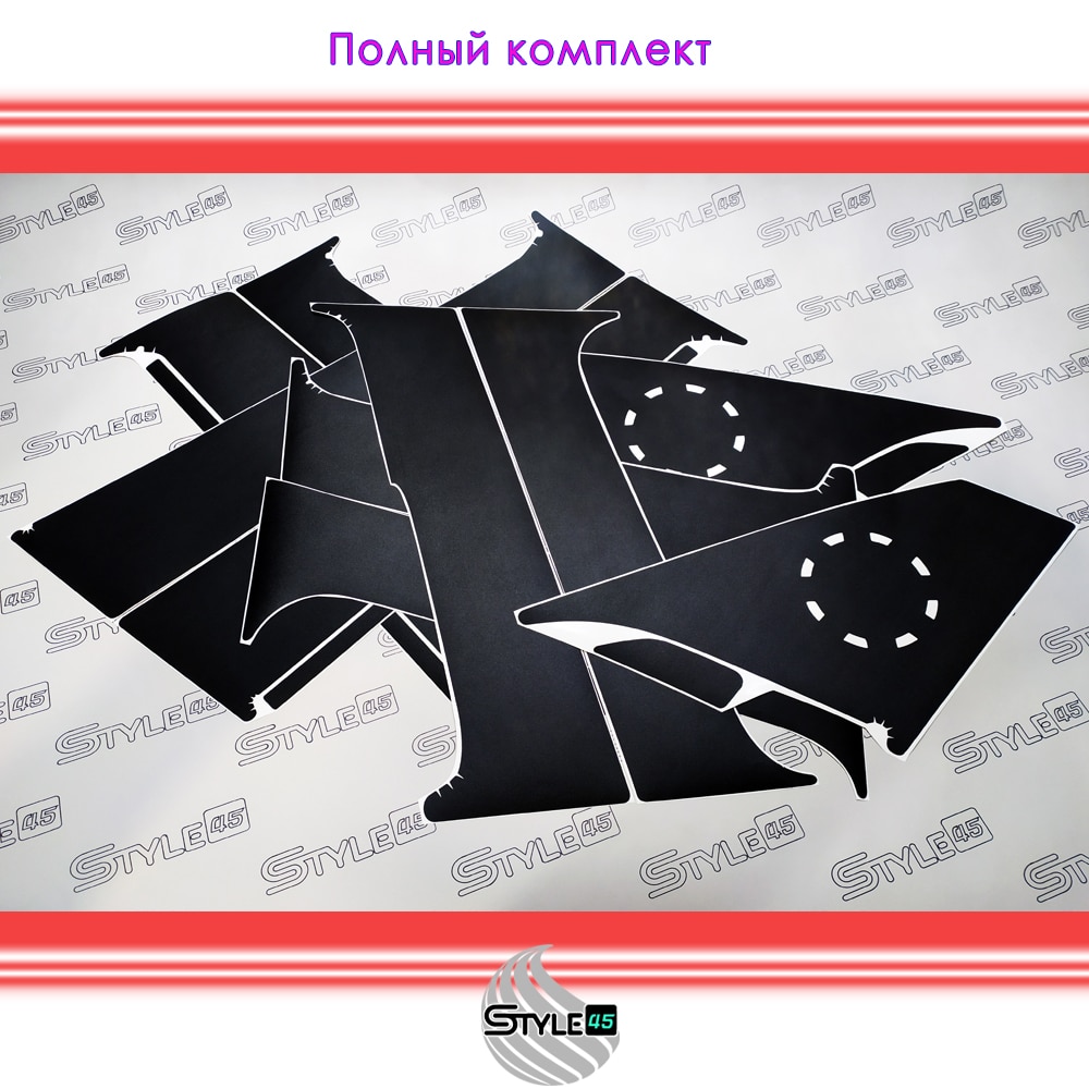 

Наклейки на стойки дверей Рено Дастер Renault Duster 2010 - 2020 гв 1 поколение Кузов HS