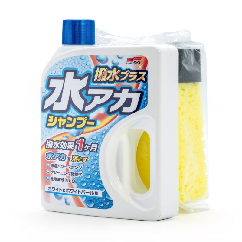 

Автошампунь Soft 99 Super Cleaning Shampoo + Wax, для ручной мойки, с воском, для автомобилей, бутылка 750мл (+2 губки)