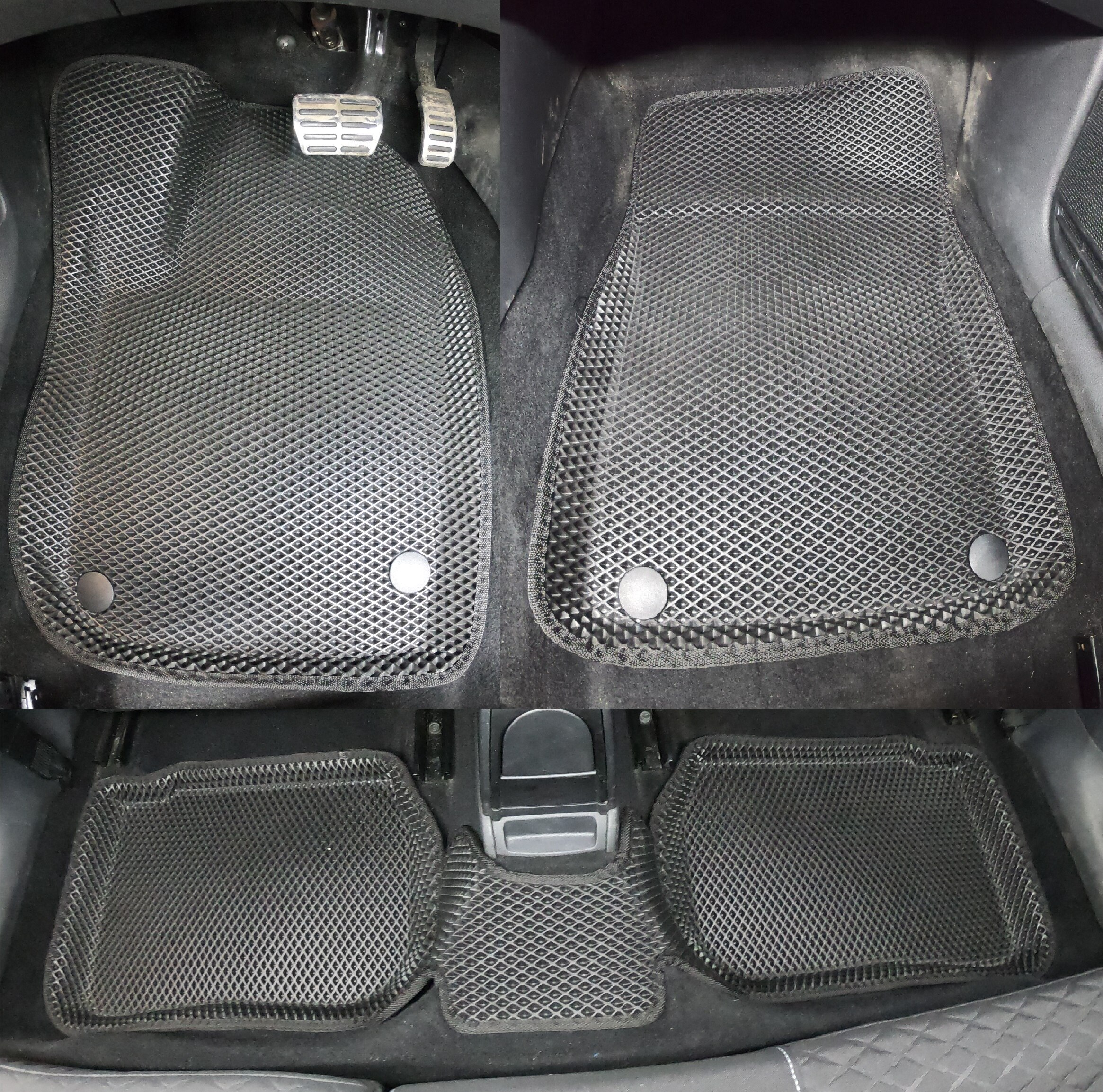 

Автомобильные коврики EVA с ПРЕСС БОРТАМИ на VOLKSWAGEN POLO V, ПРЕМИУМ_3D, коричневый