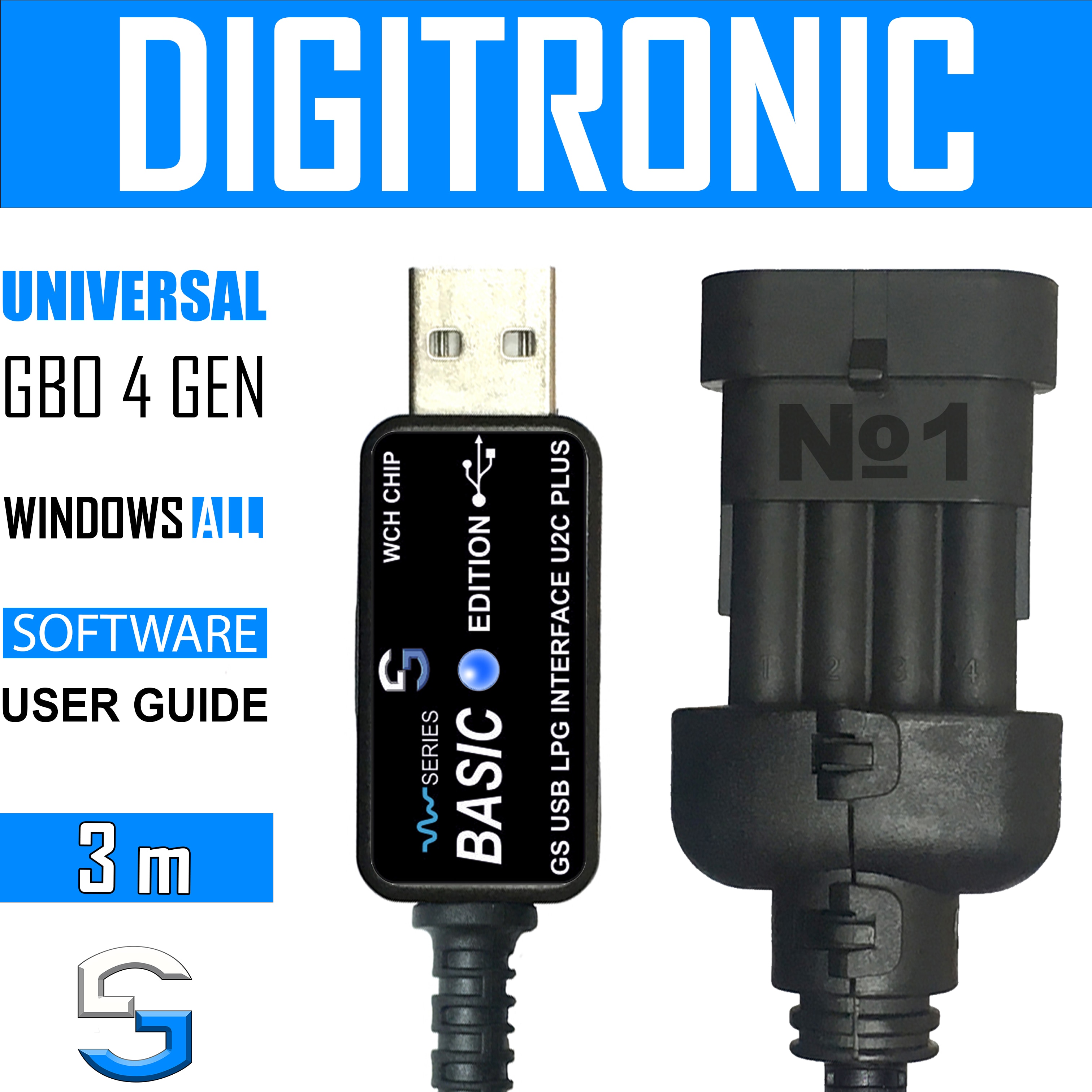 

Кабель для подключения к ГБО 4 DIGITRONIC / IQ / IQ 3D / MAXI 2 / 3D POWER / MP6C / 2568 OBD/ MP 32 / MP 48 / DGI evolution