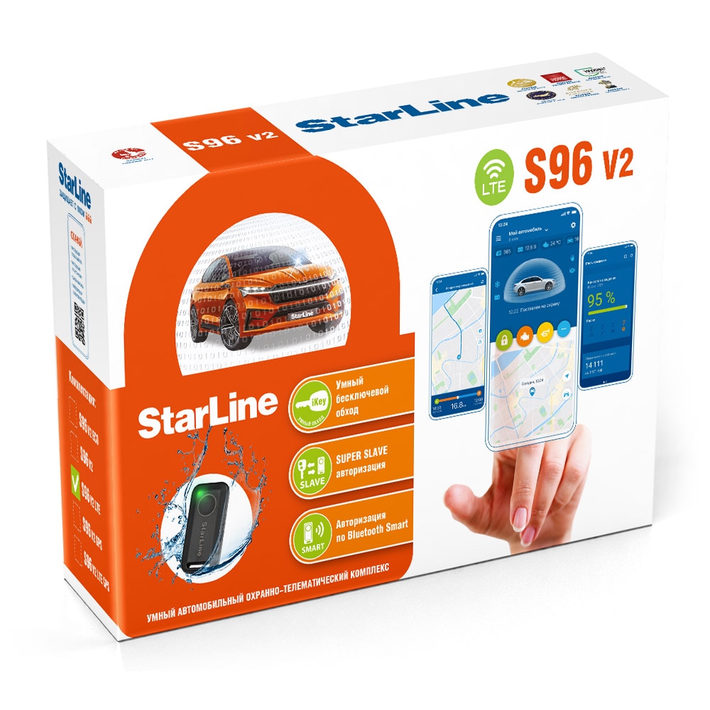 

Автосигнализация StarLine S96 v2 LTE (4G)