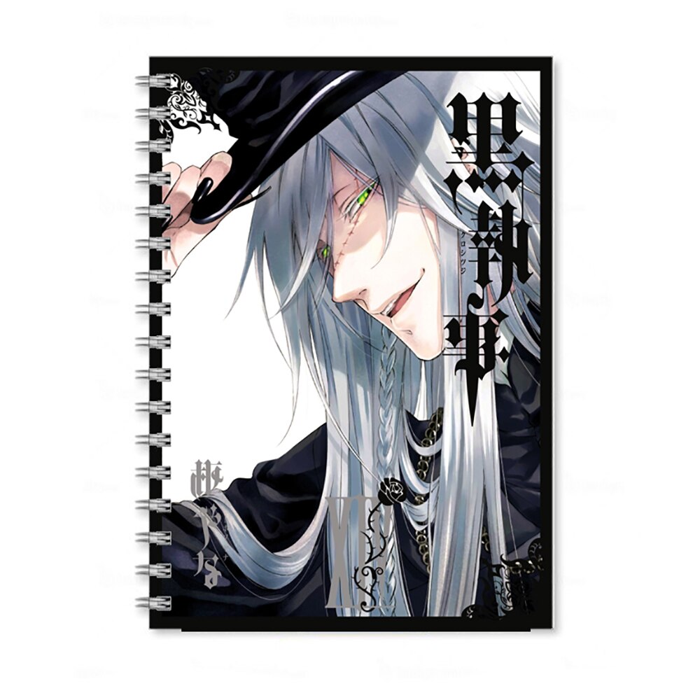 

Скетчбук блокнот тетрадь для рисования аниме Kuroshitsuji, Темный дворецкий, Сиэль, Себастьян Гробовщик альбом для рисования