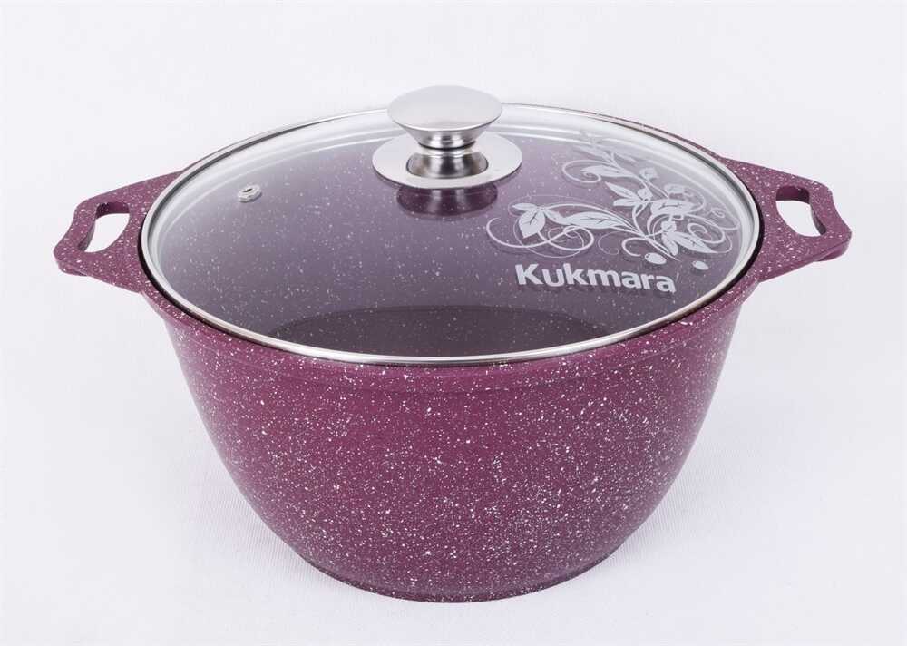 

Кастрюля 6л Kukmara крышка стекло АП Trendy style Mystery к61tsm