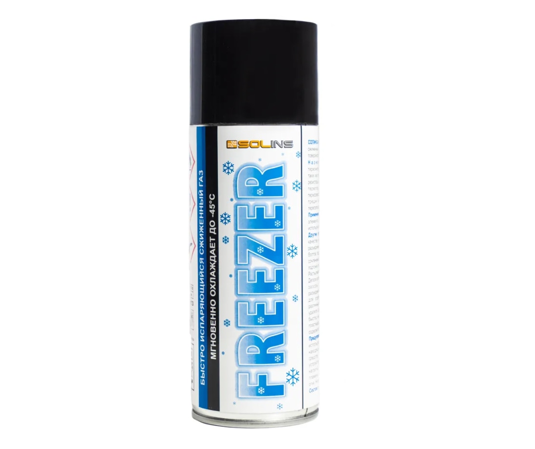 

Аэрозоль Solins FREEZER 400ml