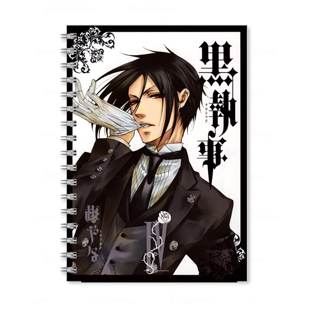 

Скетчбук блокнот тетрадь для рисования аниме Kuroshitsuji, Темный дворецкий, Сиэль, Себастьян Гробовщик альбом для рисования