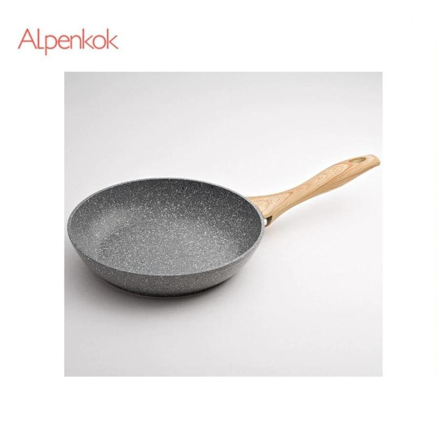 

Сковорода ALPENKOK алюминевая с антипригаригарным покрытием AK-0041A/22N "GREY MARBLE", индукционная