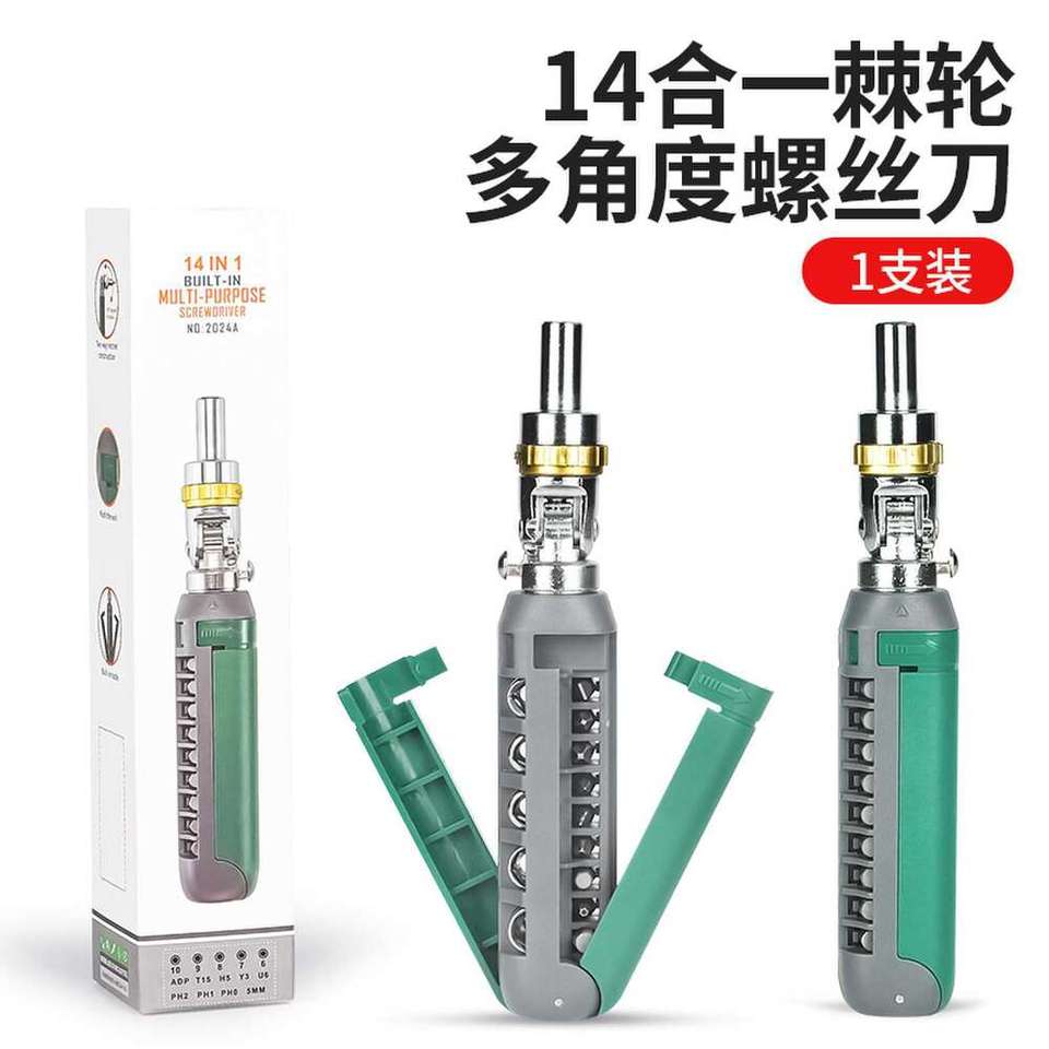 

14 в 1 Универсальный храповой крестообразный отвертка