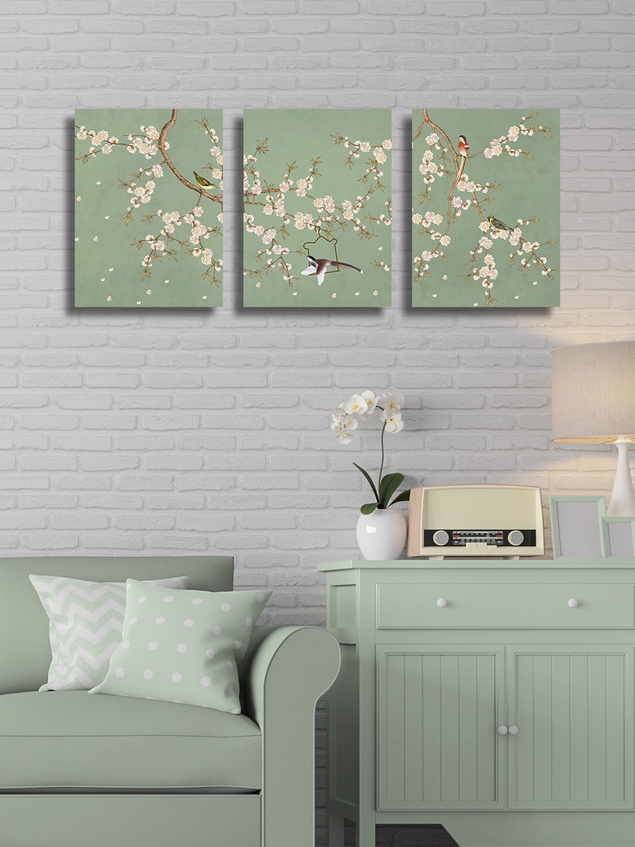 

Картины на холсте LOFTime 3 шт 30x40 ПТИЦЫ ПРОВАНС