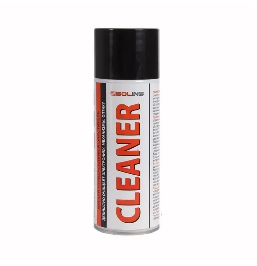 

Аэрозоль Solins CLEANER 400ml