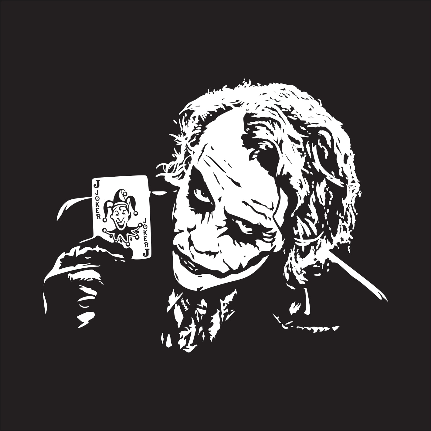 

Виниловая наклейка для авто Joker Джокер, стикер на капот, кузов, заднее стекло автомобиля (автомобильные товары)