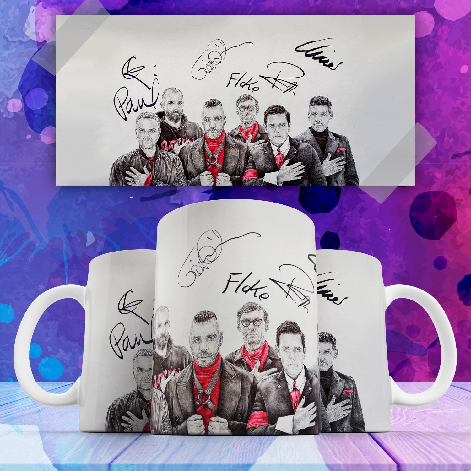 

Кружка Rammstein Рамштайн Немецкая метал-группа , на подарок с принтом , КР167735