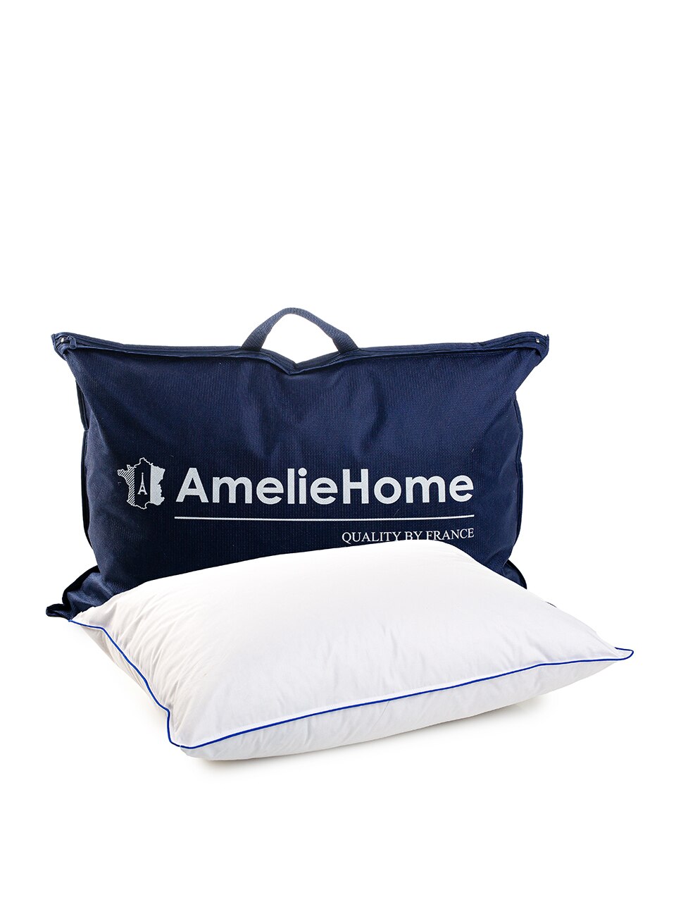 

Подушка AmelieHome, "Monte-Carlo", 50х70см, пуховая, тик, хлопок 100%