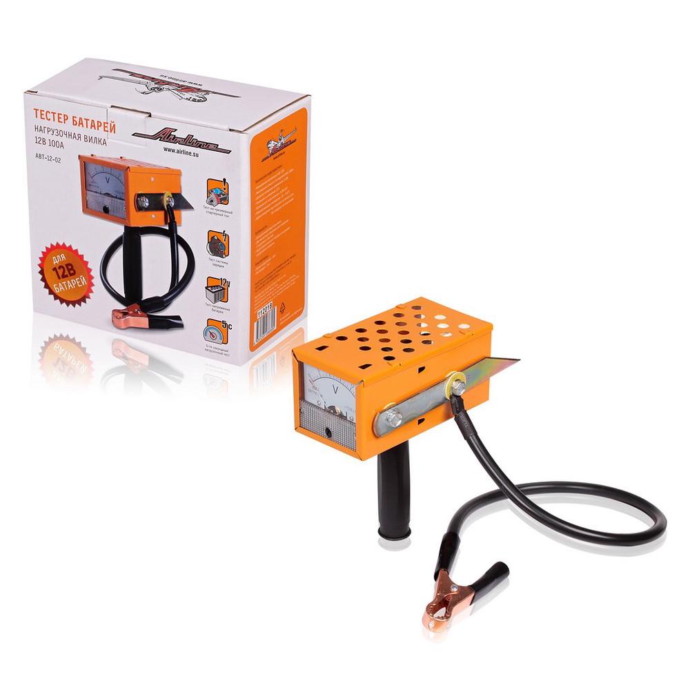 

Вилка нагрузочная (Тестер батарей) AIRLINE ABT-12-02 ABT1202