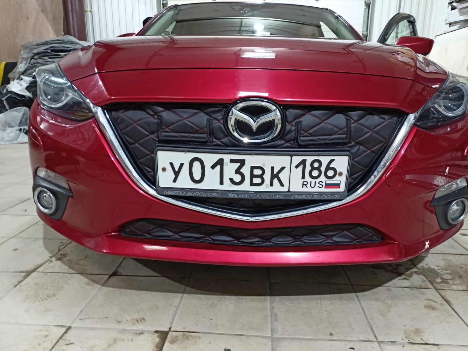 

Утеплитель радиатора для Mazda 3 2013 – 2017 III (BM) Мазда 3 (комплект 2 детали)
