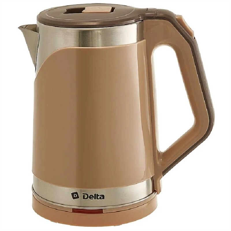 

Чайник DELTA DL-1109 пластик ДВОЙНАЯ СТЕНКА 1500 Вт 2л.