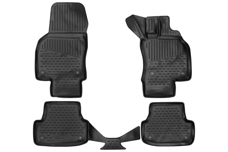 

Коврики 3D в салон для AUDI A3 (8V), 2013-2020 правый руль седан, Австралия, 4шт. (полиуретан)