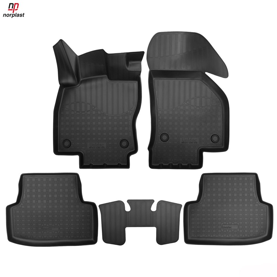 

Для Volkswagen Golf 7/8 3D с 2013-2023 гв. (Фольксваген Гольф) полиуретановые коврики в салон Norplast13