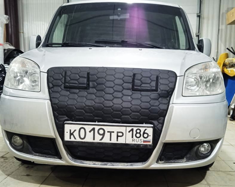 

Утеплитель радиатора и бампера для Fiat Doblo (2005 -2015) С Кармашками Фиат Добло