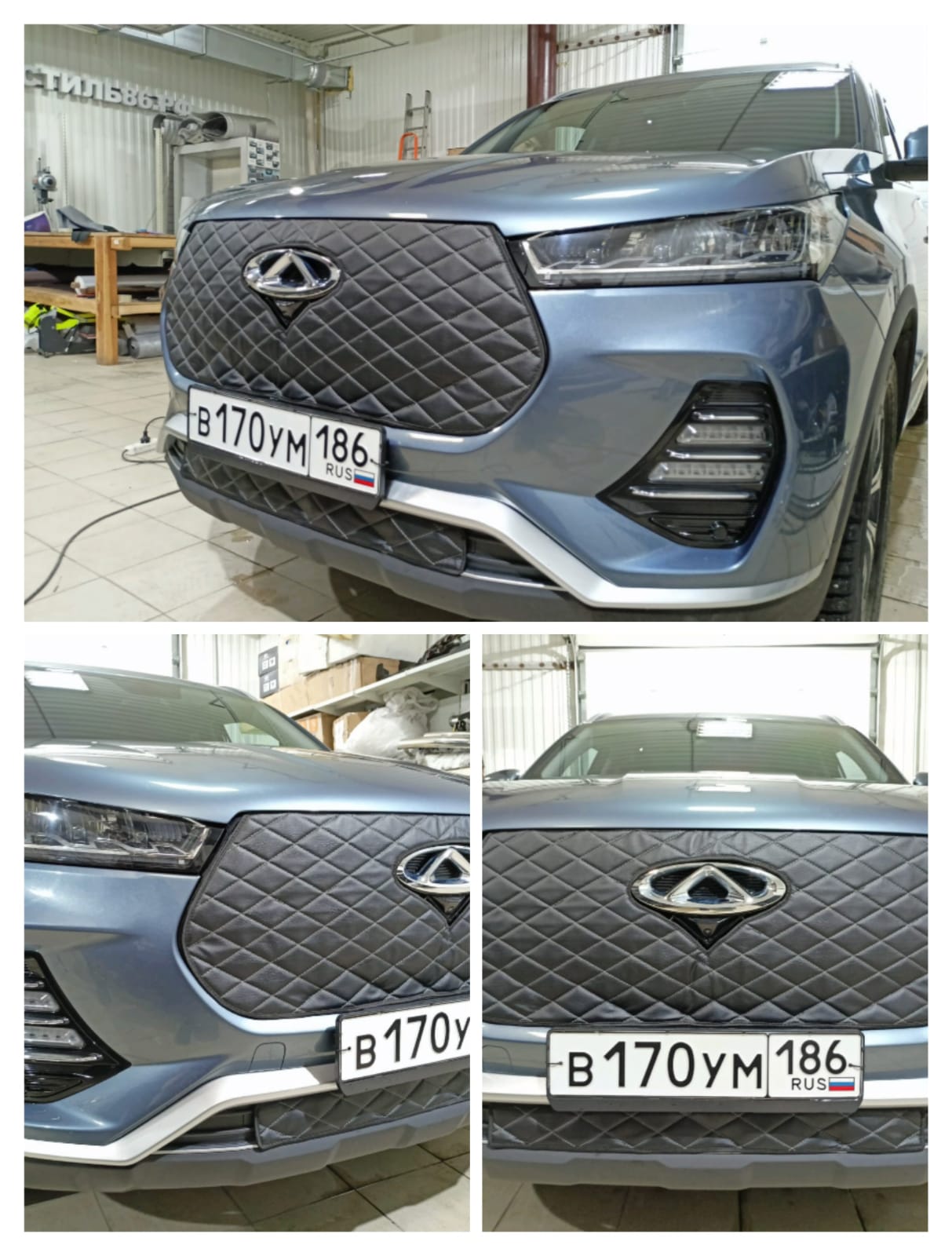 

Утеплитель радиатора для CHERY TIGGO 7 PRO Чери Тиго 7ПРО (Комплект 2 детали)
